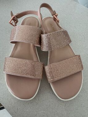ALDO Voan Sandals Rose Gold